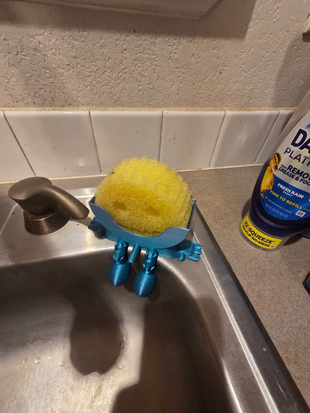 JNS 3D SCRUB BUD sponge caddy