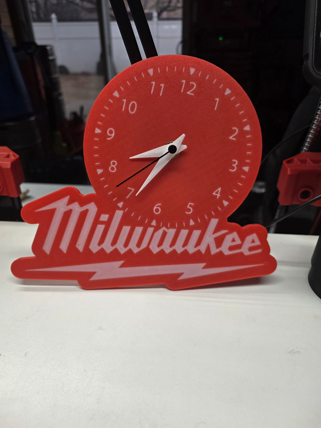 TOOL TAMERZ brand Milwaukee shop clock
