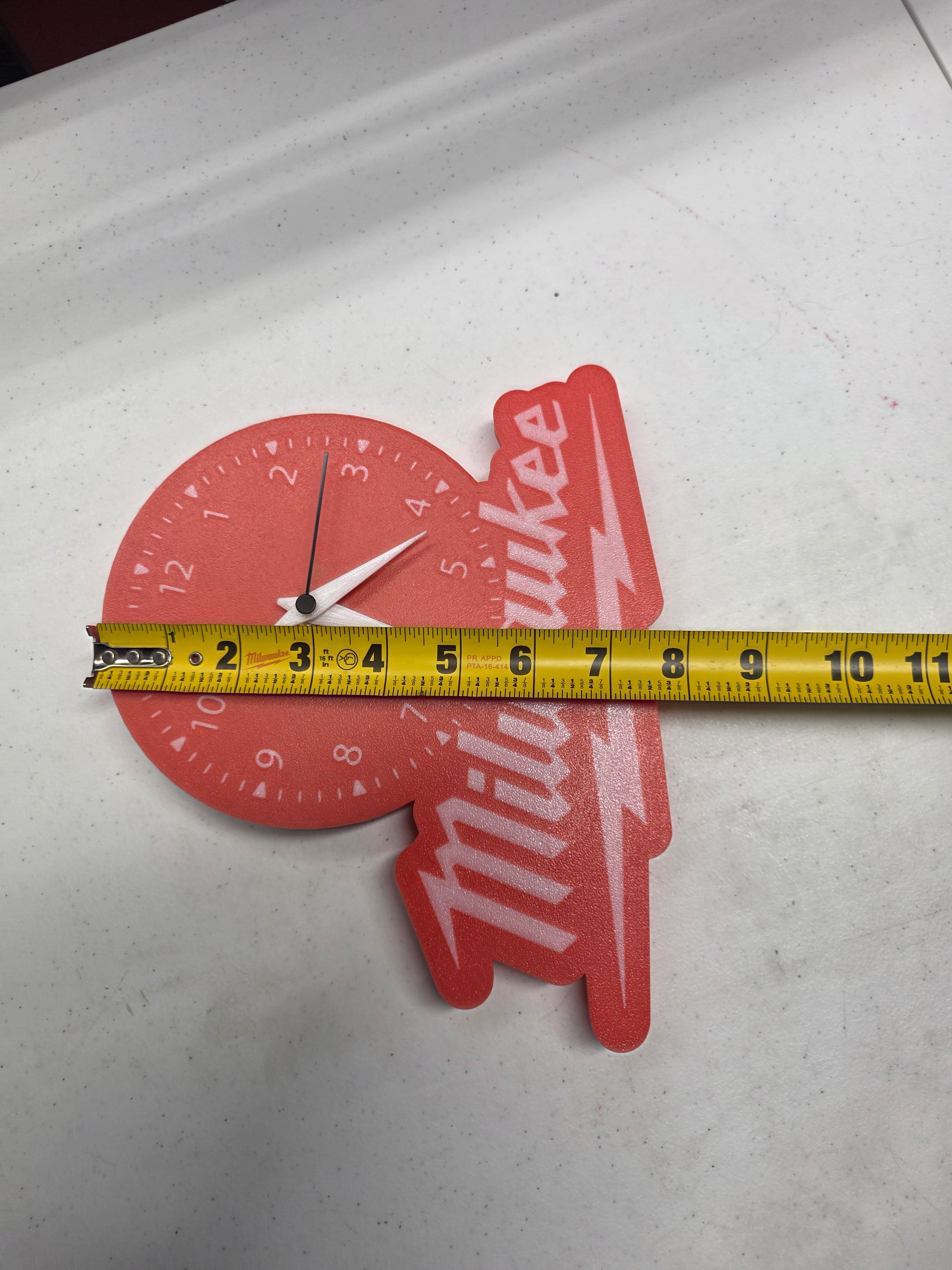 TOOL TAMERZ brand Milwaukee shop clock