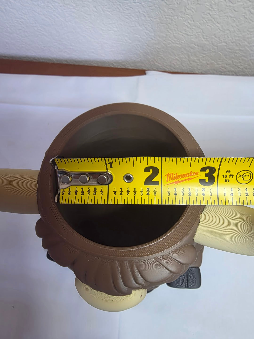 JNS 3D Hiland cow planter