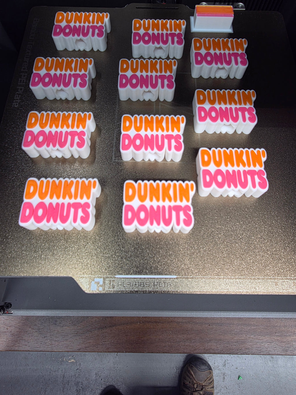 JNS 3D Dunkin Donuts straw topper