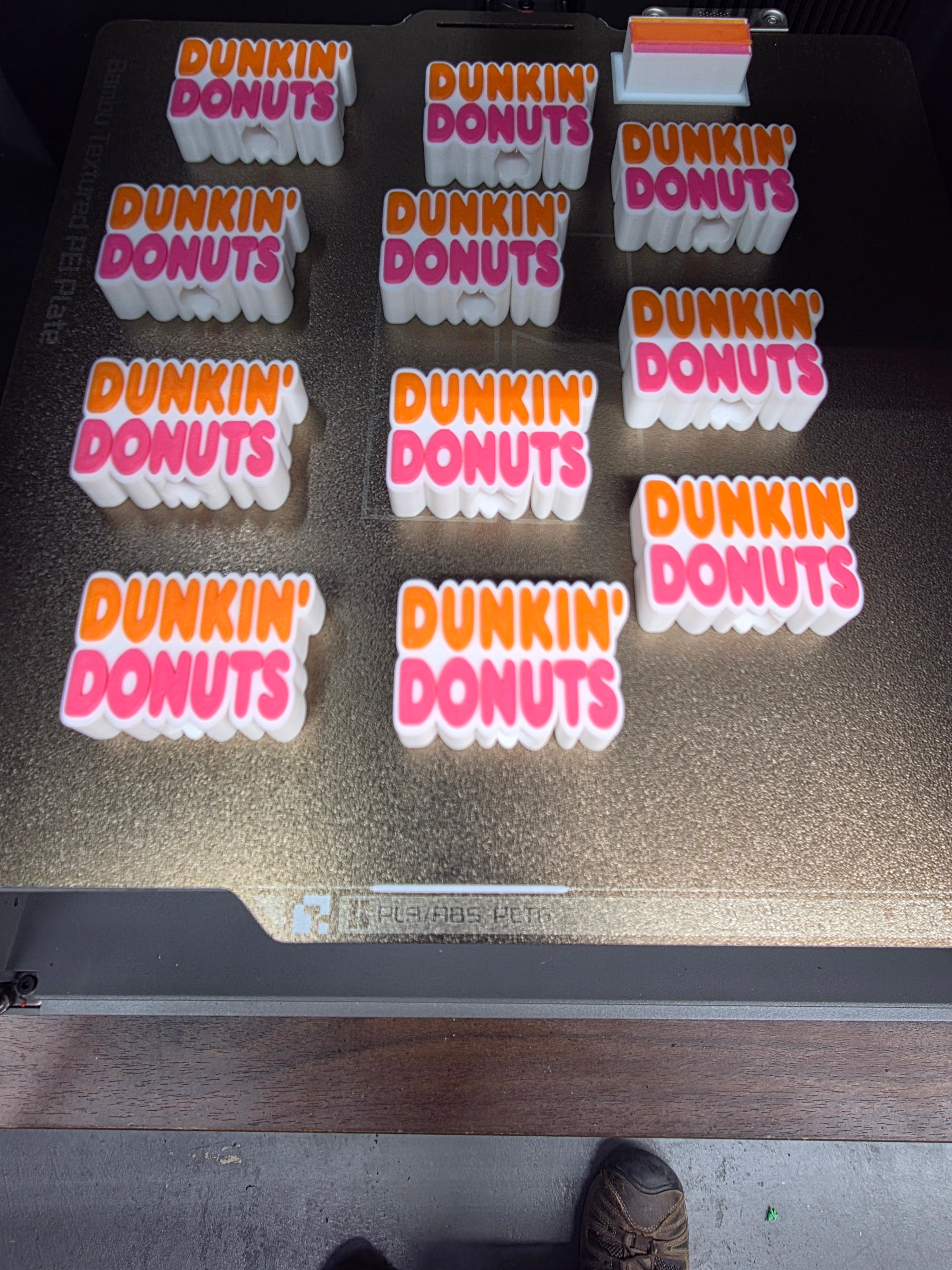 JNS 3D Dunkin Donuts straw topper