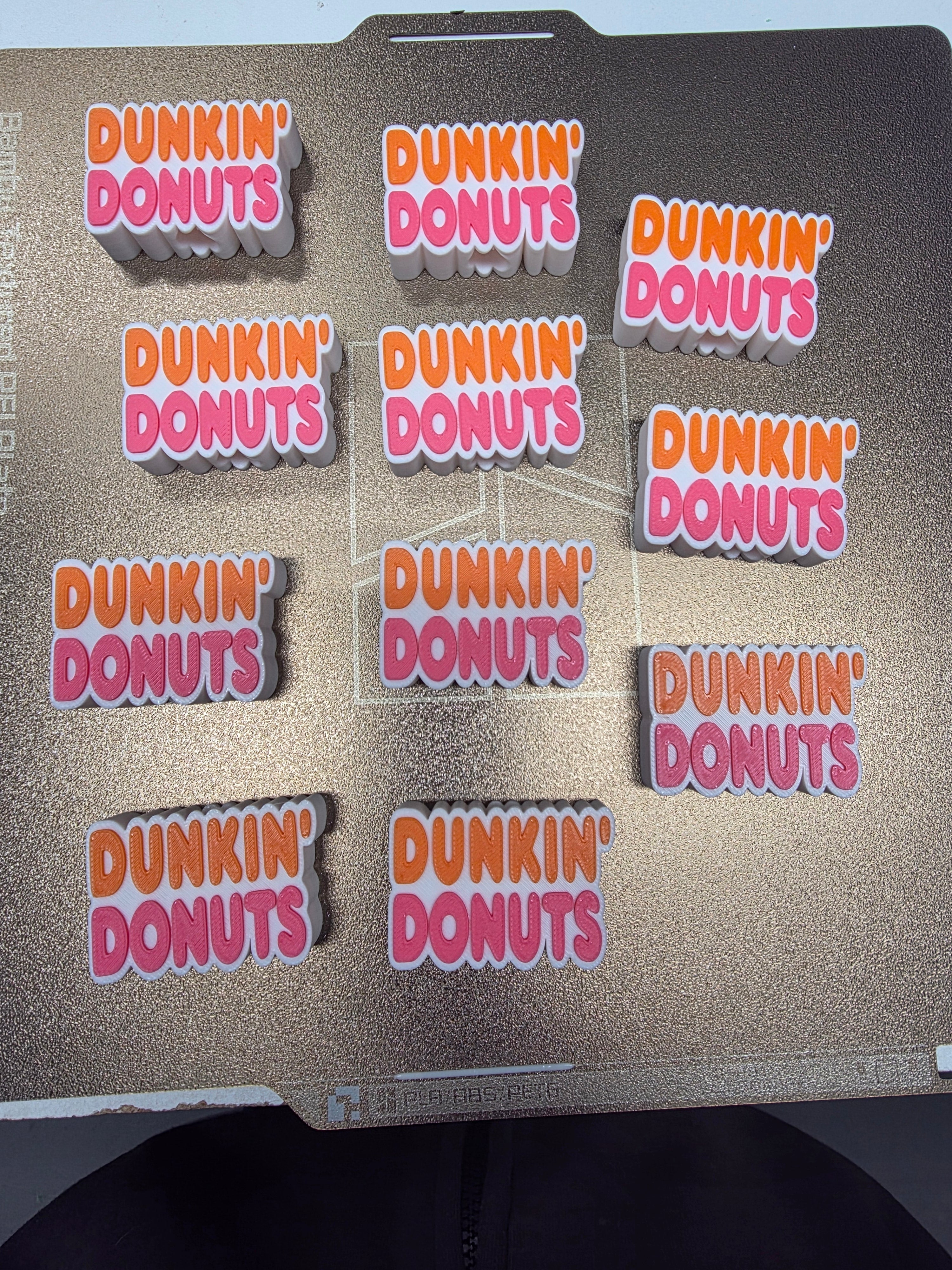 JNS 3D Dunkin Donuts straw topper