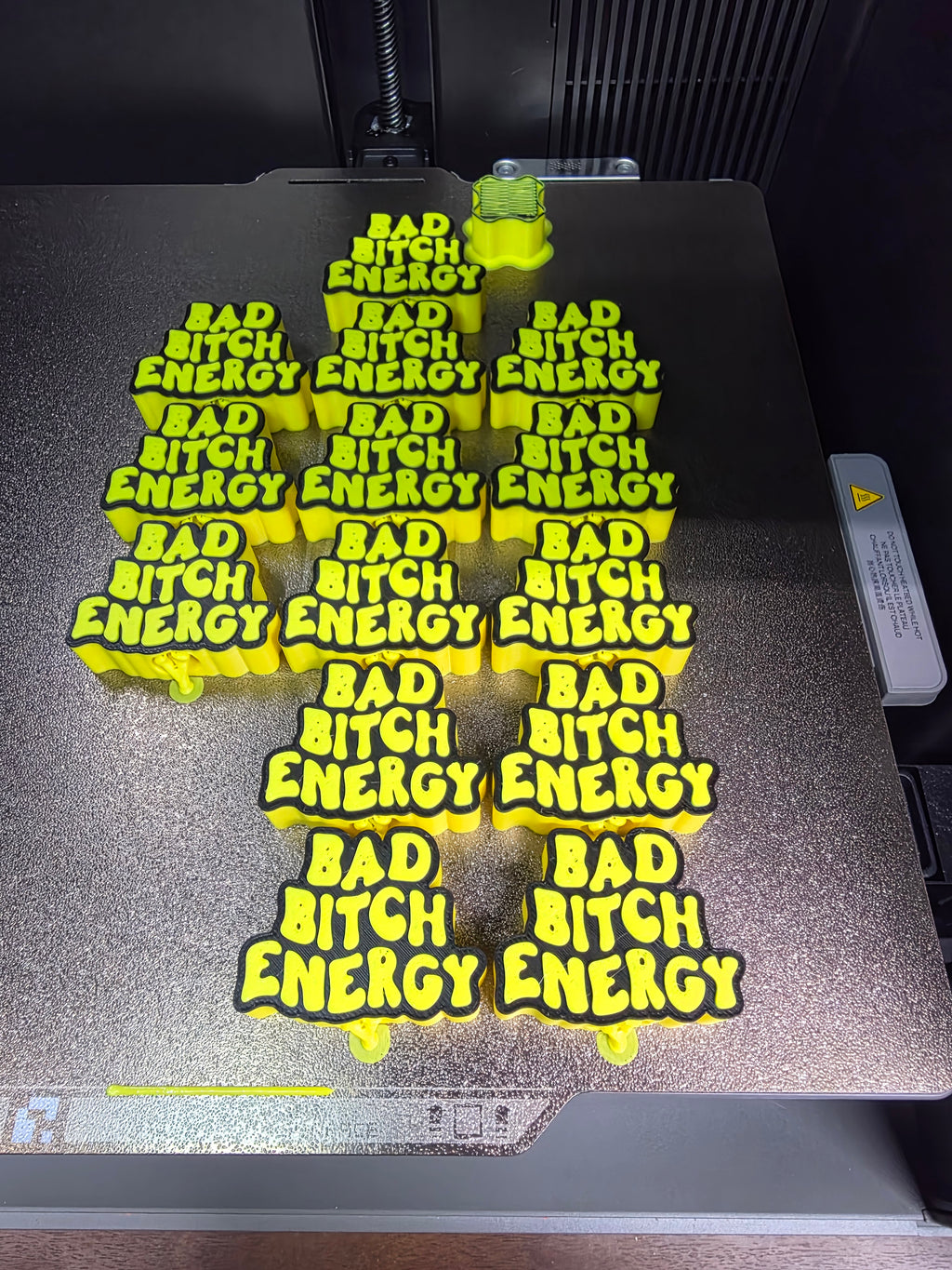 JNS 3D Bad Bitch Energy straw topper