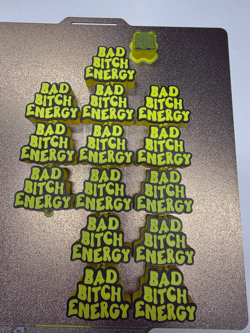 JNS 3D Bad Bitch Energy straw topper