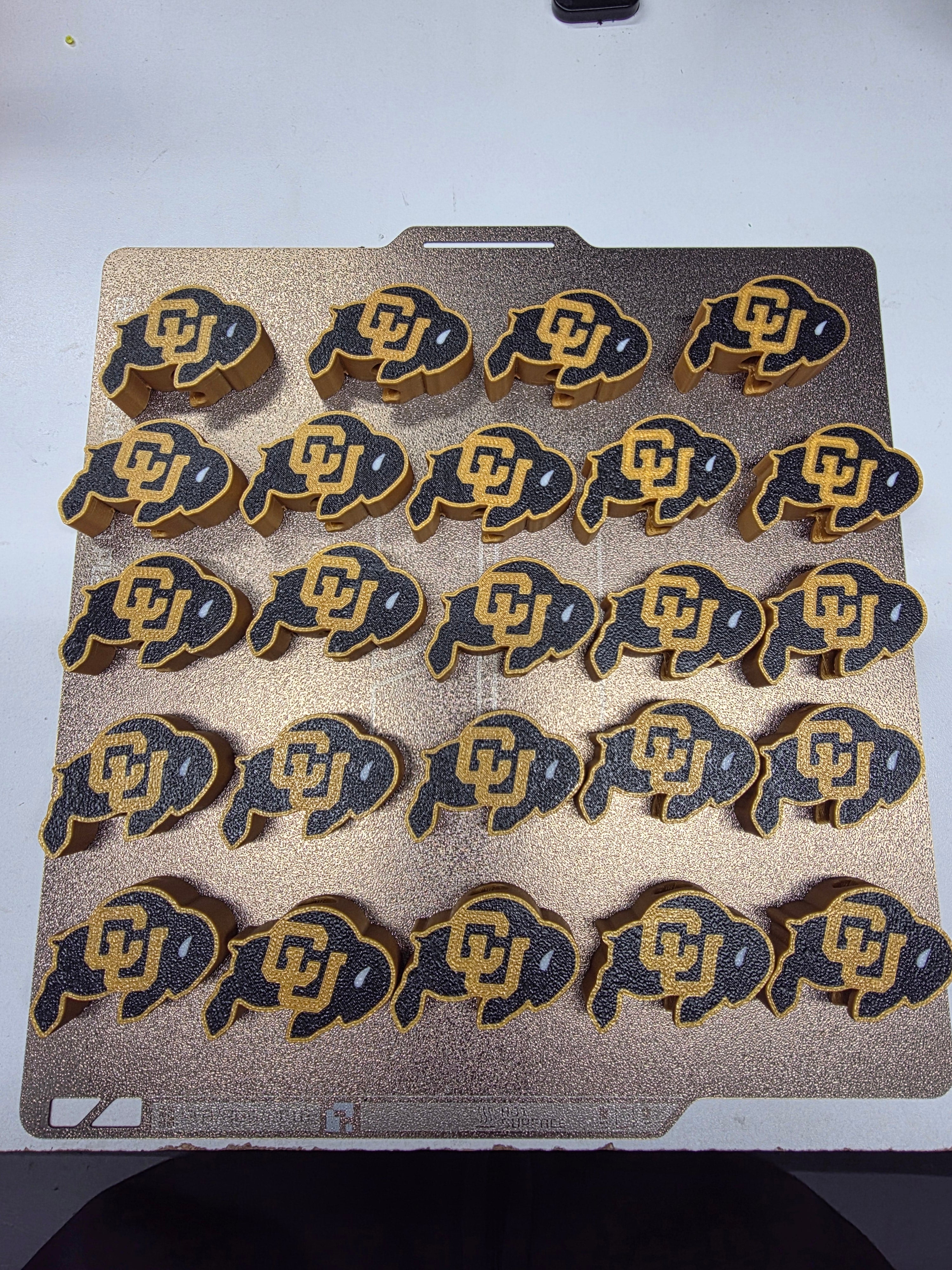JNS 3D CU BUFFS straw topper for Stanley straw