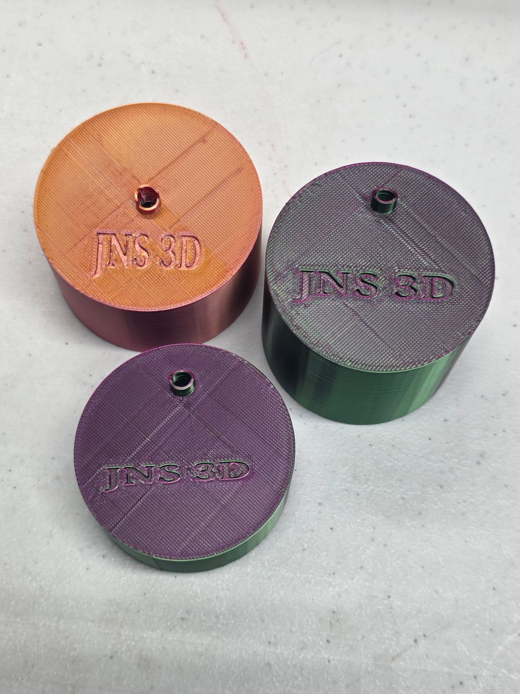JNS 3D printed glitter funnels