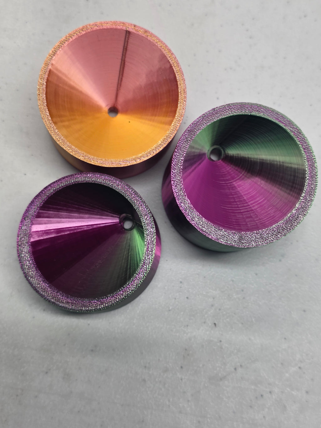 JNS 3D printed glitter funnels