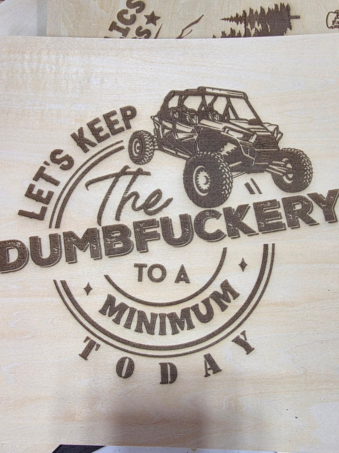 JNS 3D Laser engraved picture sxs