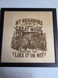 JNS 3D Laser engraved like it or not picture