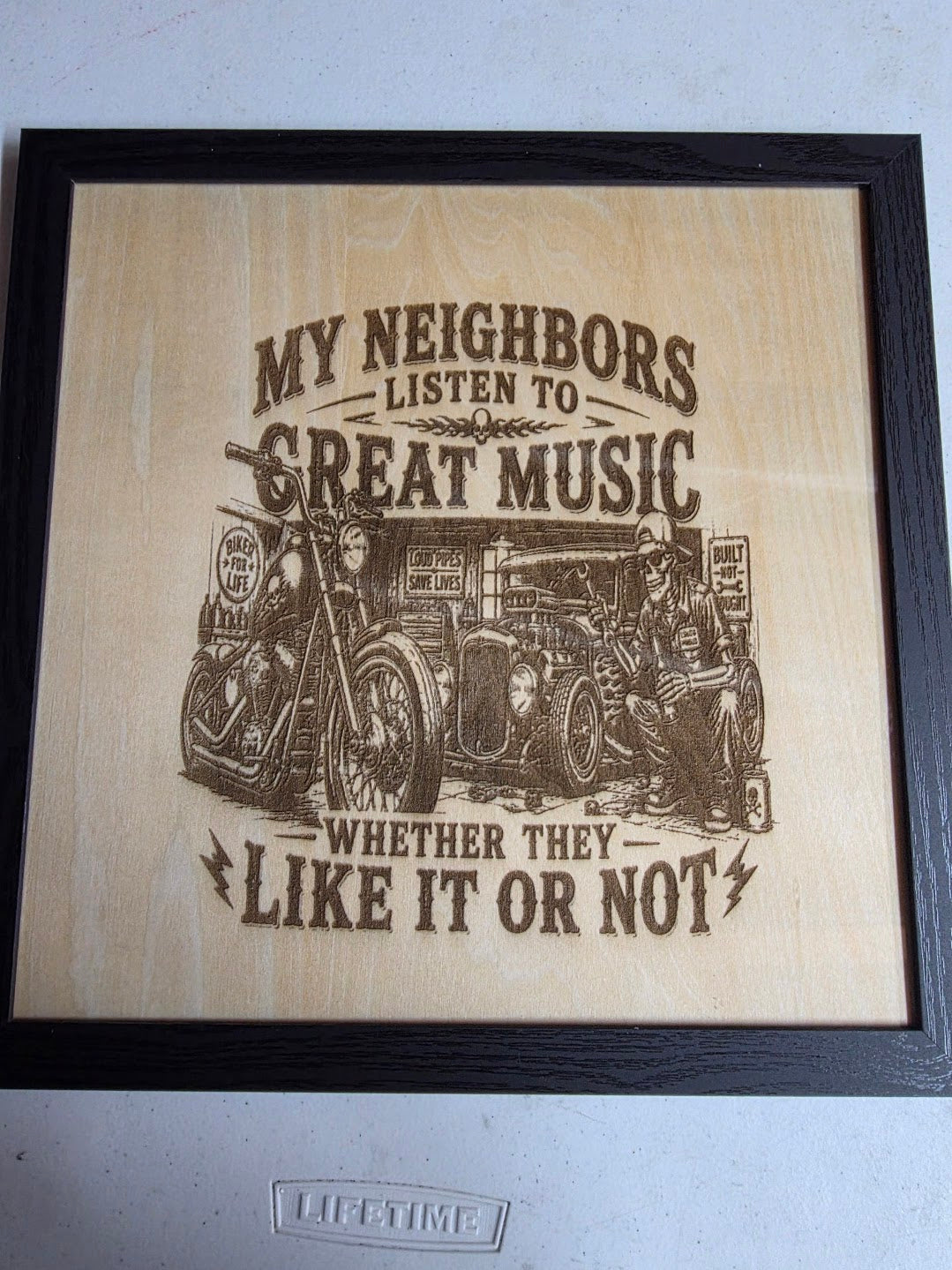 JNS 3D Laser engraved like it or not picture