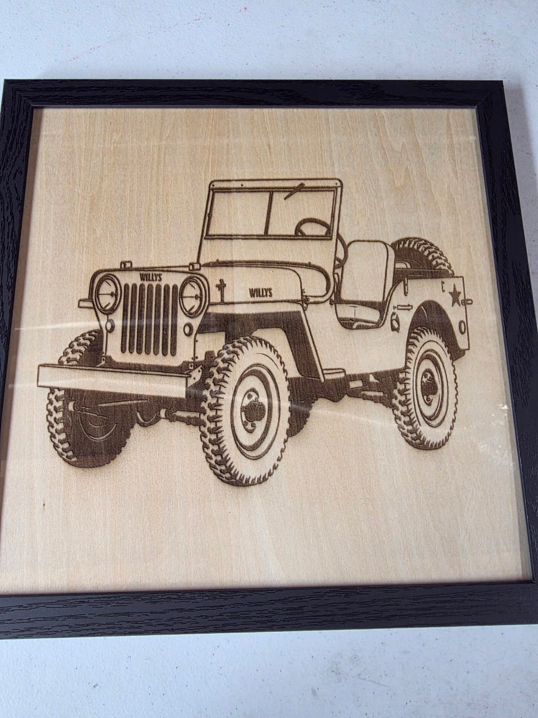 JNS 3D Laser engraved Jeep picture