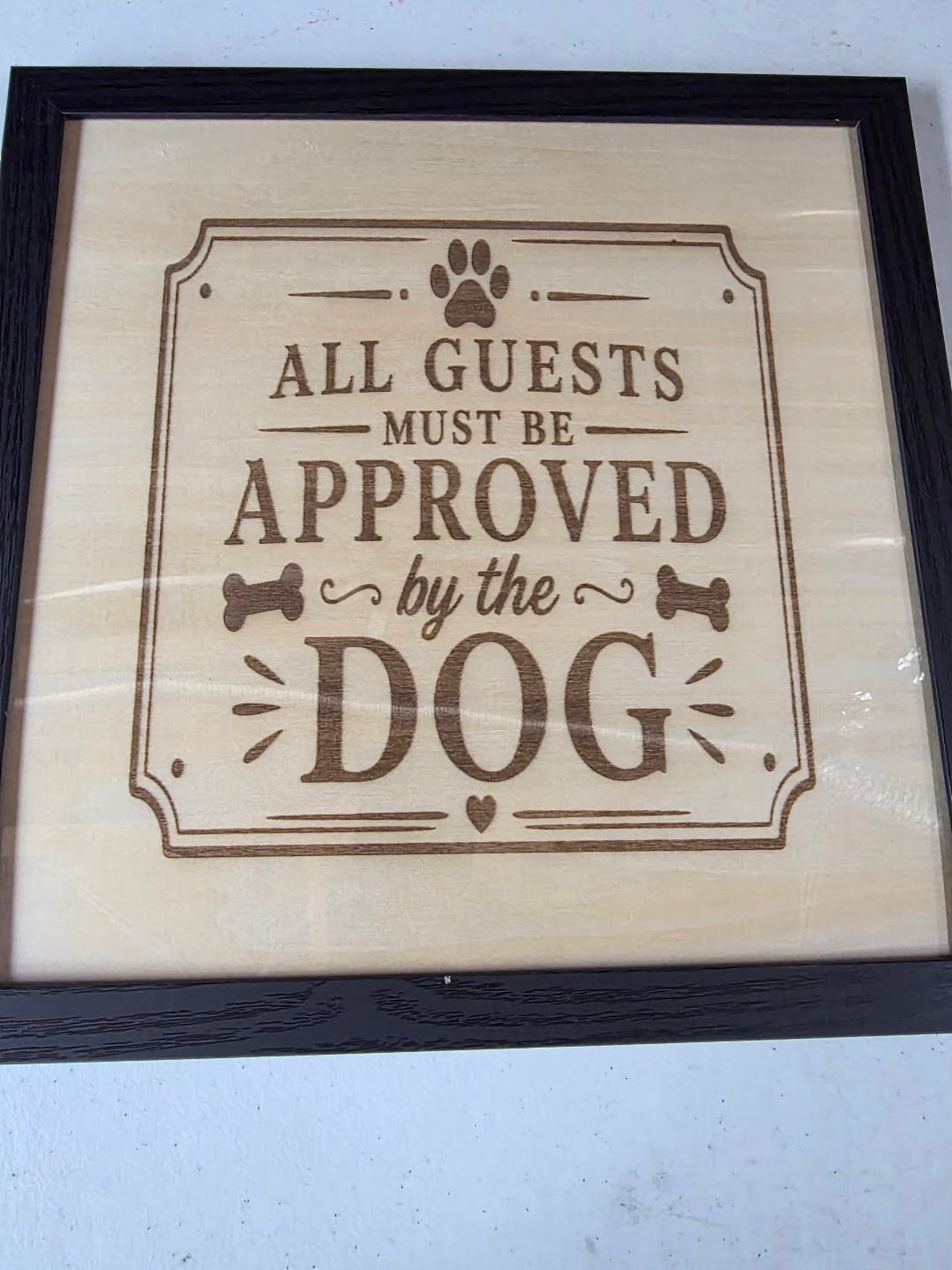 JNS 3D Laser engraved dog picture