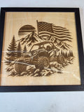 JNS 3DLaser engraved picture sxs9