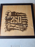 JNS 3D Laser engraved picture 250 eagle2