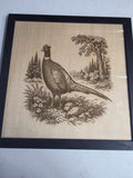 JNS 3D Laser engraved picture of pheasant