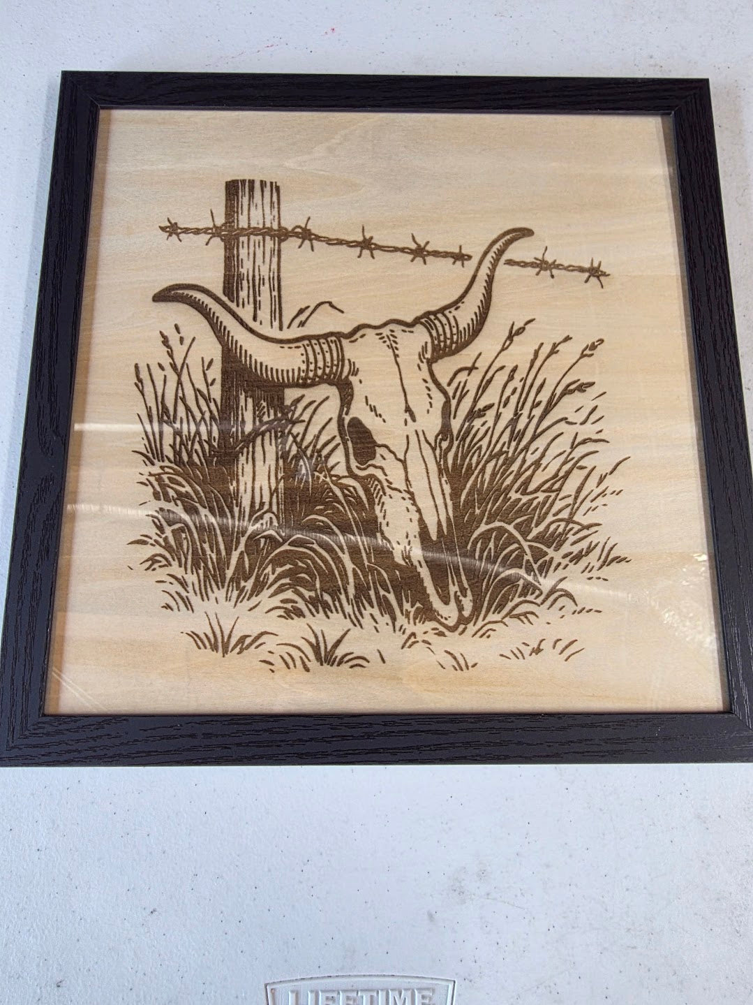 JNS 3D Laser engraved picture skull