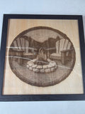 JNS 3D Laser engraved picture firepit