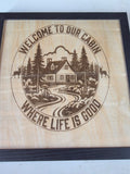 JNS 3D Laser engraved picture cabin 2