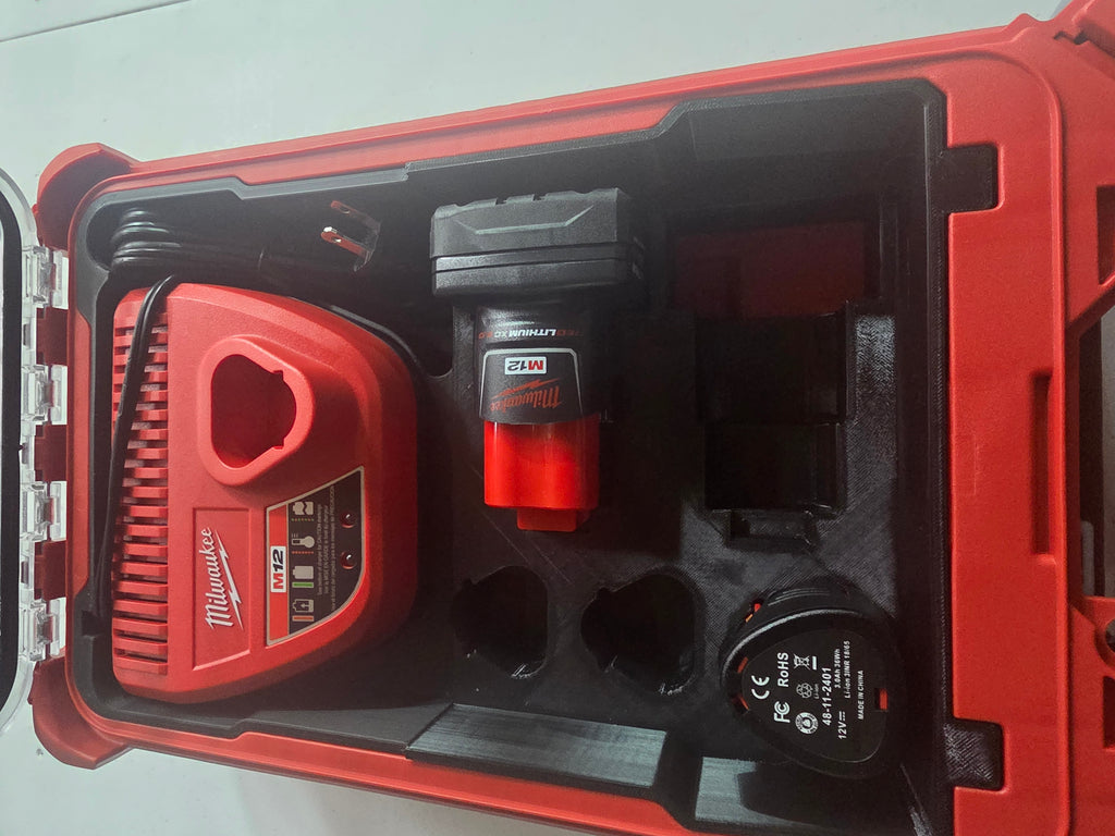TOOL TAMERZ brand insert for Milwaukee charger and batteries